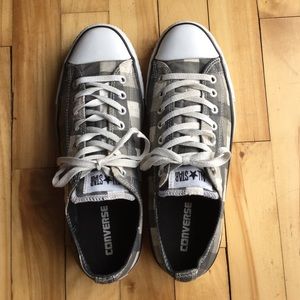 Plaid Converse Shoes